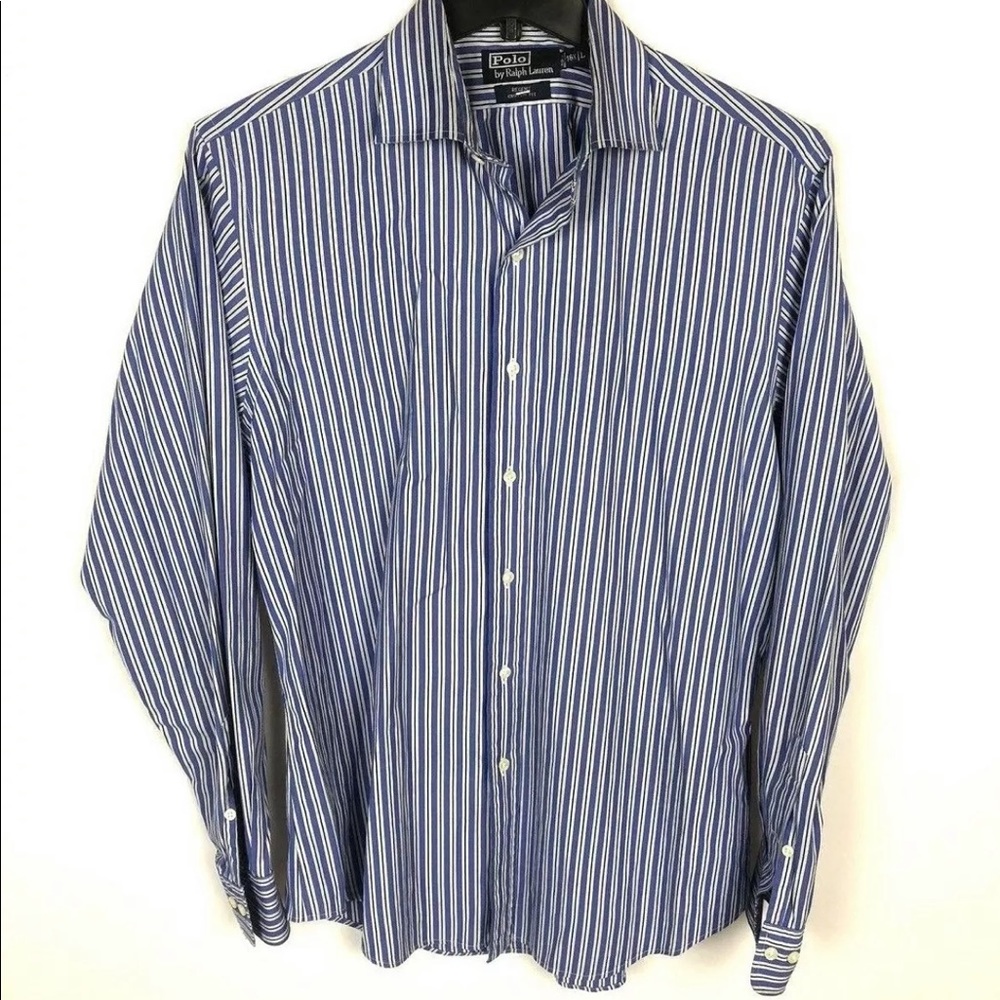 Polo By Ralph Lauren Mens L 16 1/2 Shirt Regent